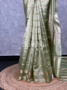 SEMI TISSUE ORGANZA BANARASI SAREE