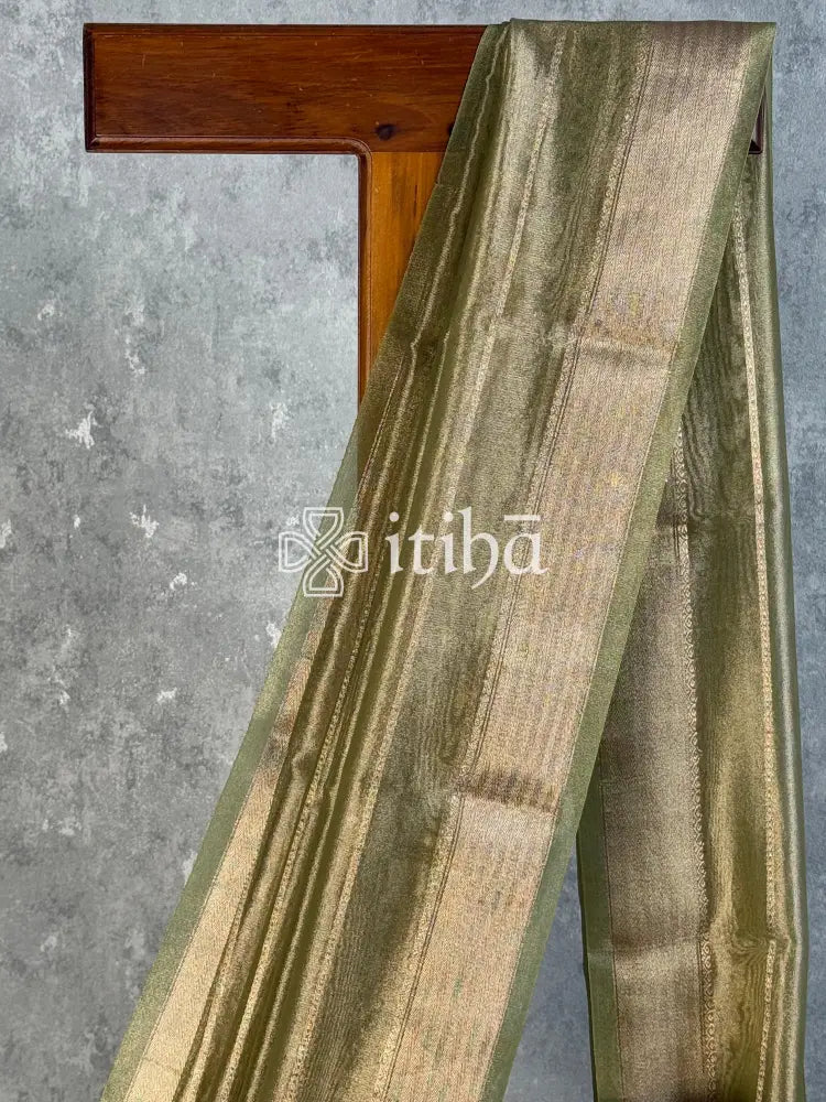 SEMI TISSUE ORGANZA BANARASI SAREE
