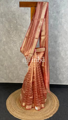 SEMI TISSUE ORGANZA BANARASI SAREE