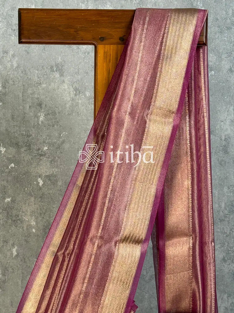 SEMI TISSUE ORGANZA BANARASI SAREE