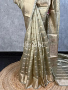 SEMI TISSUE ORGANZA BANARASI SAREE