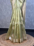 SEMI TISSUE ORGANZA BHUTA BANARASI SAREE