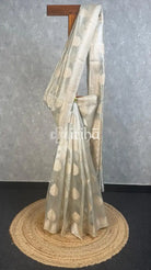 SEMI TISSUE ORGANZA BHUTA BANARASI SAREE