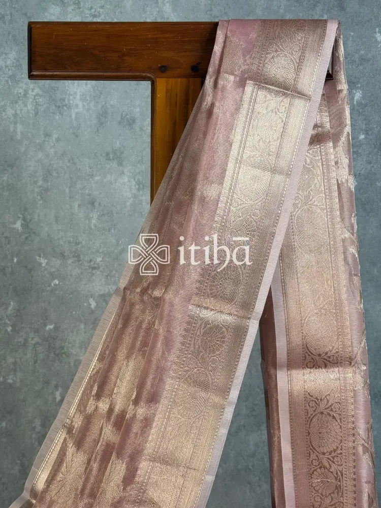 SEMI TISSUE ORGANZA JAAL BANARASI SAREE