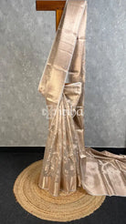 SEMI TISSUE ORGANZA JAAL BANARASI SAREE