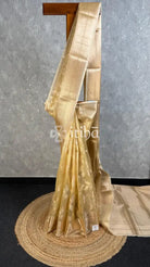 SEMI TISSUE ORGANZA JAAL BANARASI SAREE