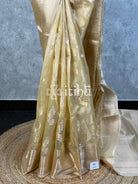 SEMI TISSUE ORGANZA JAAL BANARASI SAREE