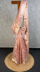 SEMI TISSUE ORGANZA JAAL BANARASI SAREE
