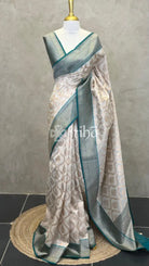 SEMI TISSUE SILK CONTRAST BANARASI SAREE