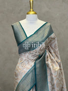 SEMI TISSUE SILK CONTRAST BANARASI SAREE