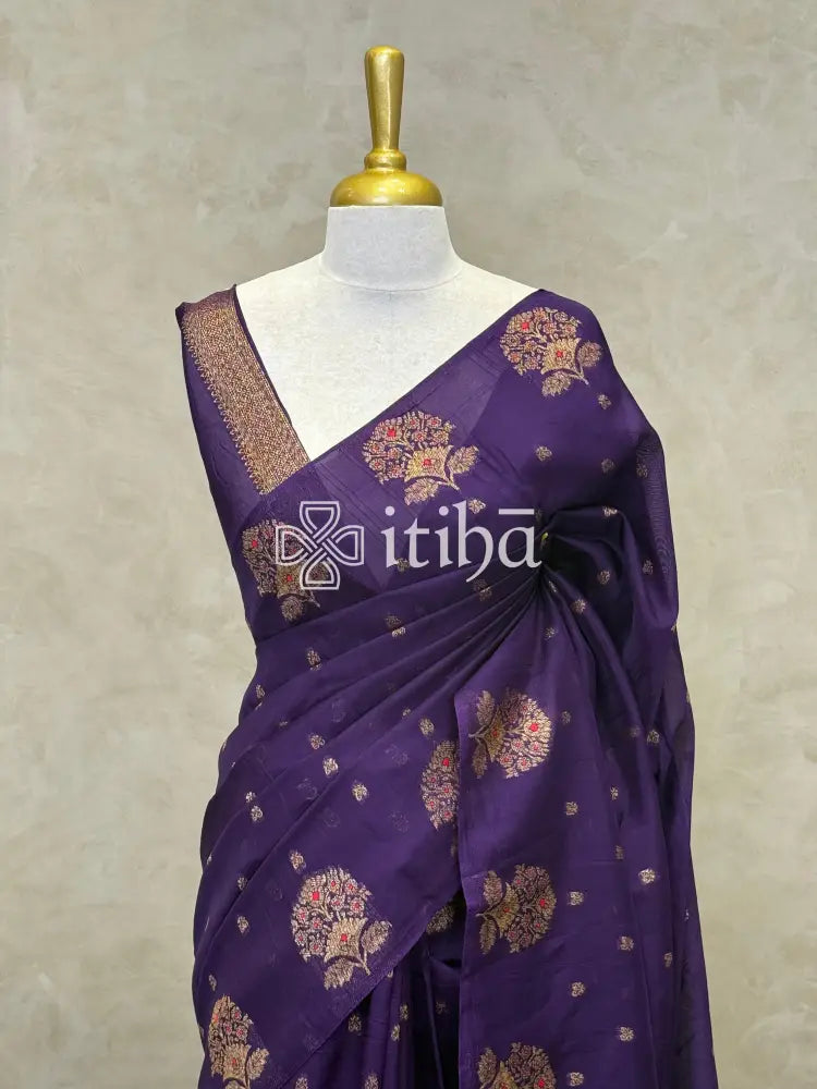 SEMI TUSSAR BANARASI SAREE