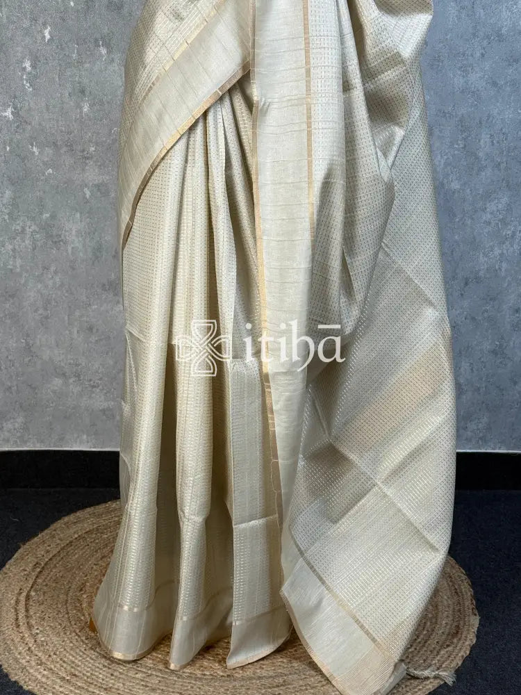 SEMI TUSSAR BANARASI SAREE