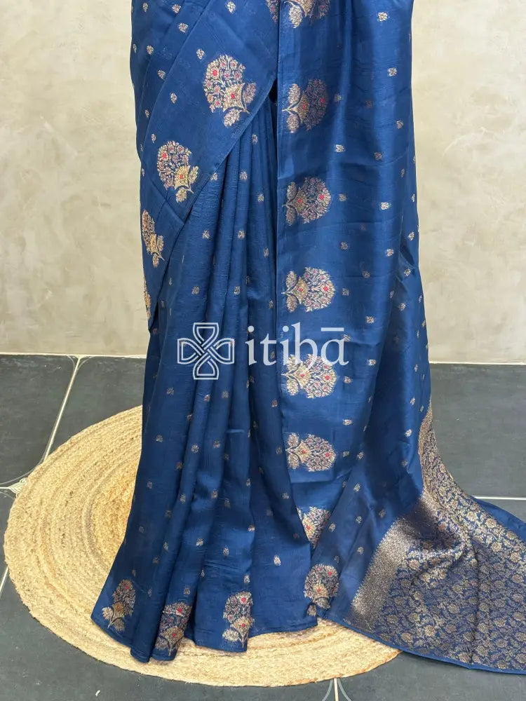 SEMI TUSSAR BANARASI SAREE