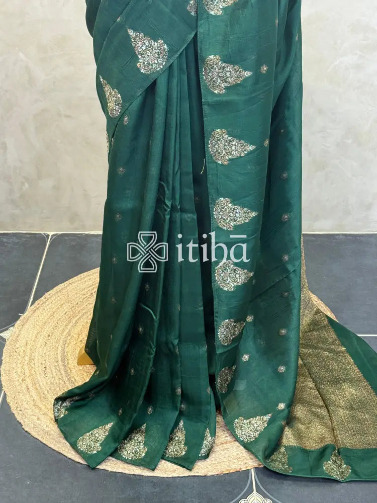 SEMI TUSSAR BANARASI SAREE