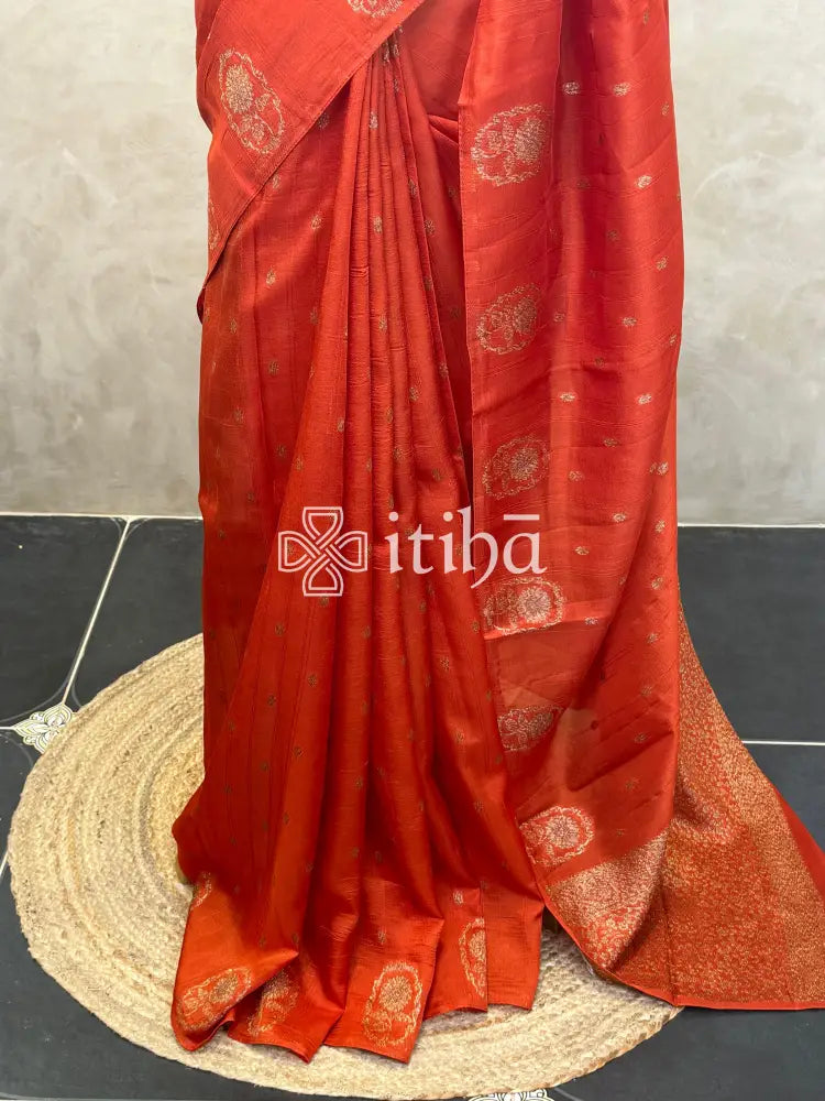 SEMI TUSSAR BANARASI SAREE