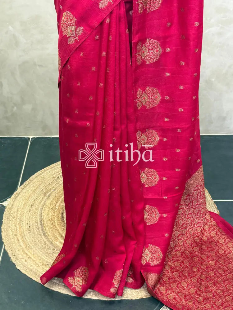 SEMI TUSSAR BANARASI SAREE