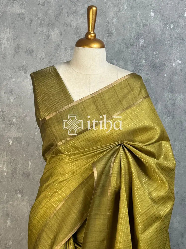 SEMI TUSSAR BANARASI SAREE
