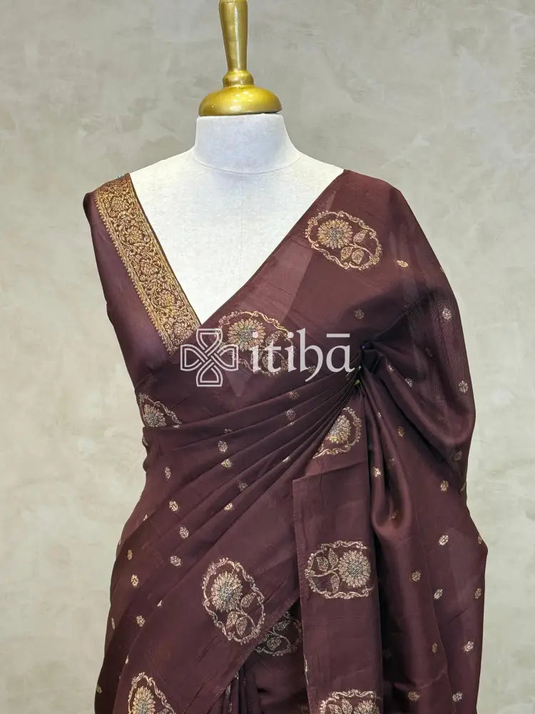 SEMI TUSSAR BANARASI SAREE