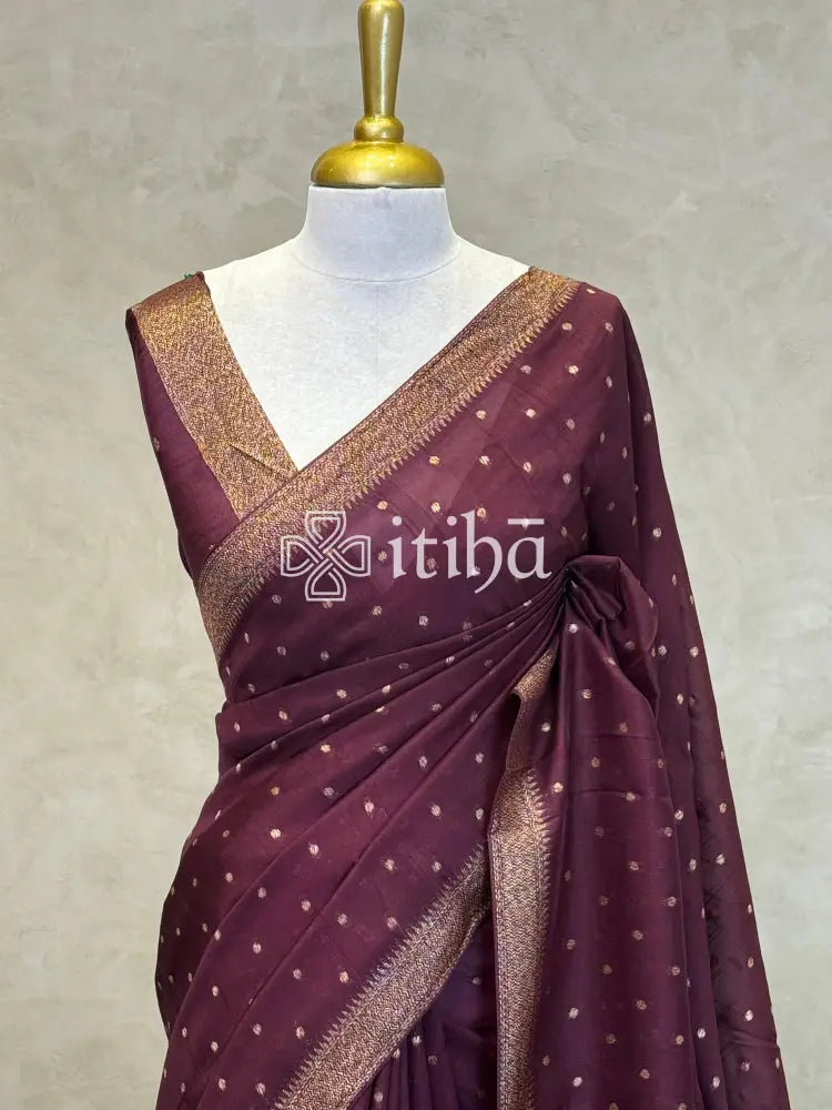 SEMI TUSSAR BANARASI SAREE
