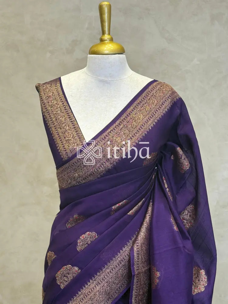 SEMI TUSSAR BANARASI SAREE