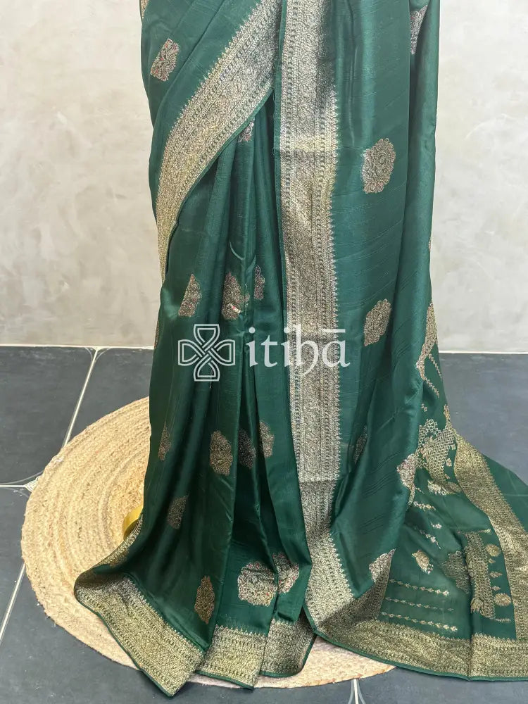 SEMI TUSSAR BANARASI SAREE