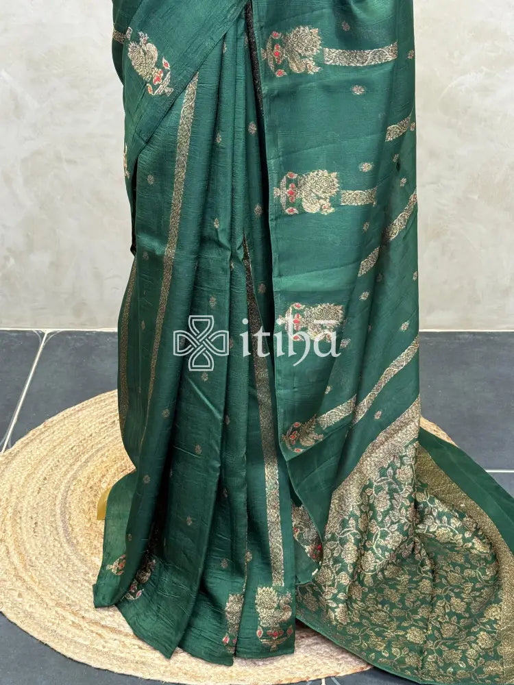 SEMI TUSSAR BANARASI SAREE