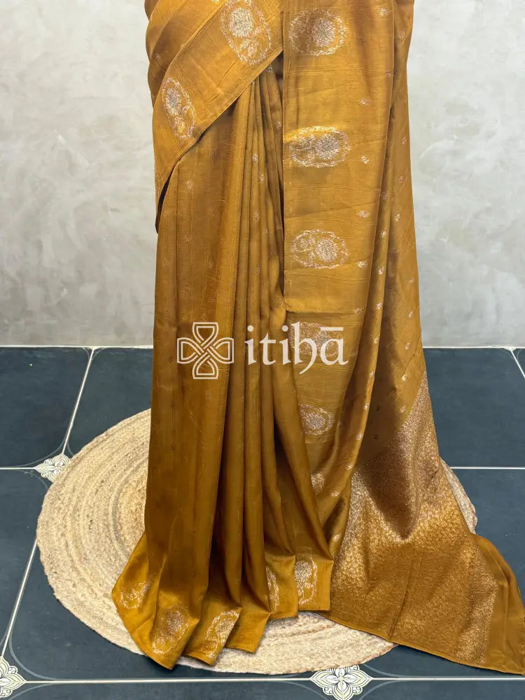 SEMI TUSSAR BANARASI SAREE