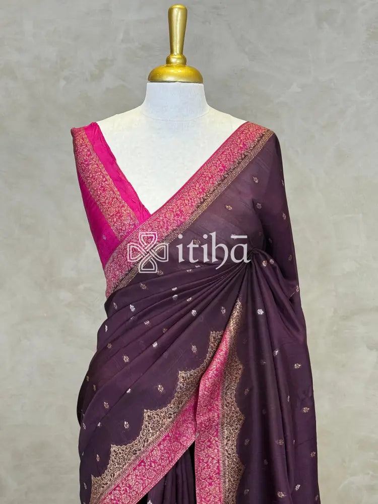 SEMI TUSSAR BANARASI SAREE