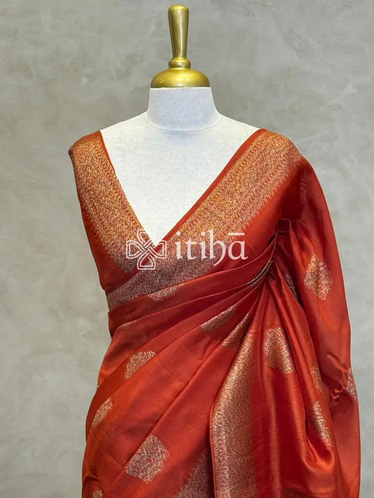 SEMI TUSSAR BANARASI SAREE