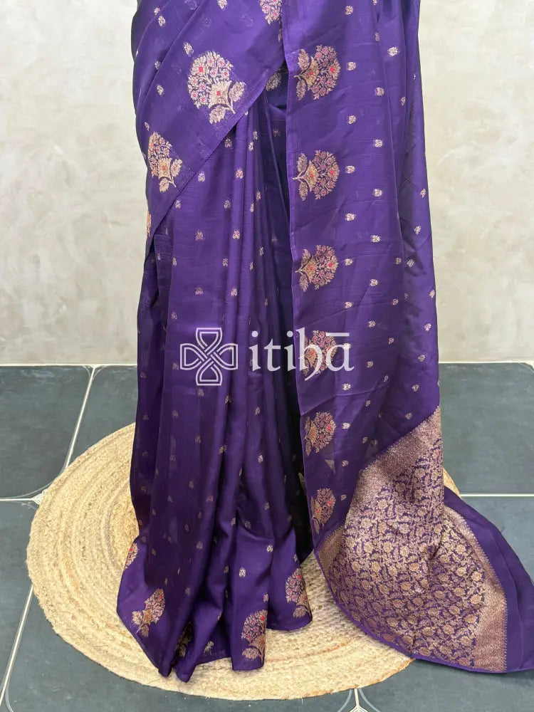 SEMI TUSSAR BANARASI SAREE