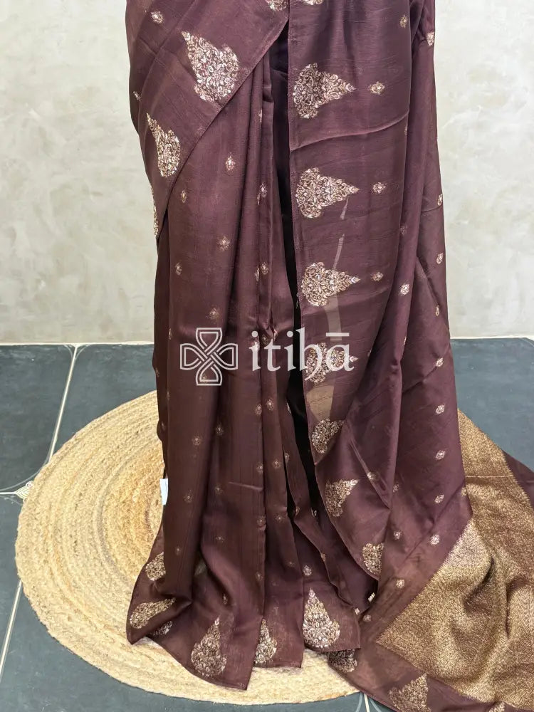 SEMI TUSSAR BANARASI SAREE
