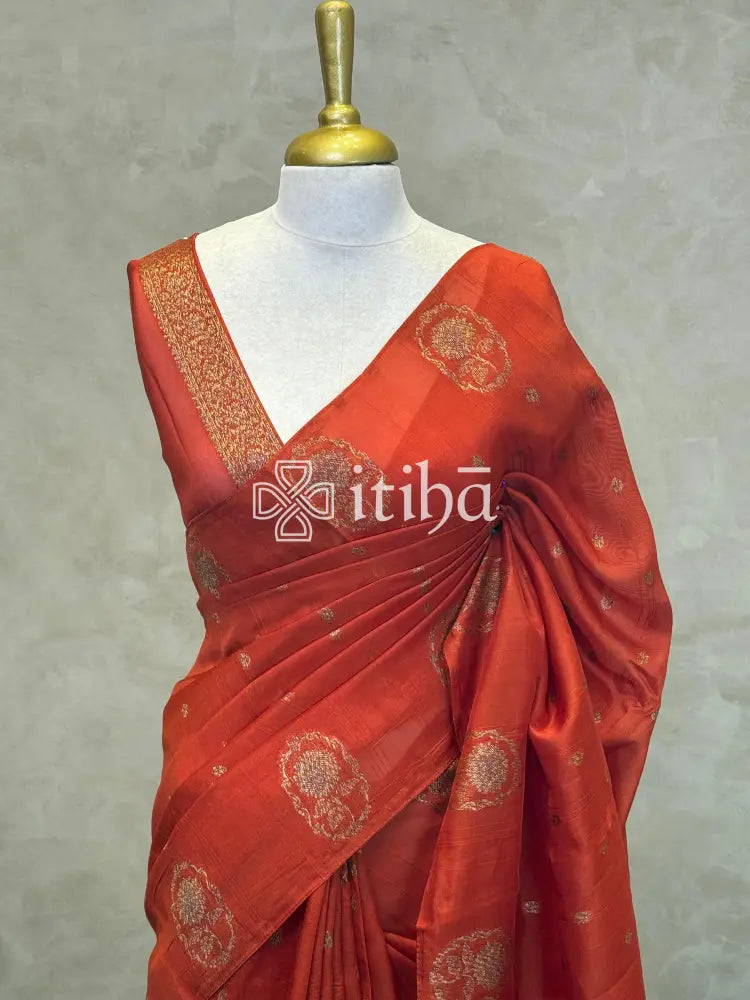 SEMI TUSSAR BANARASI SAREE
