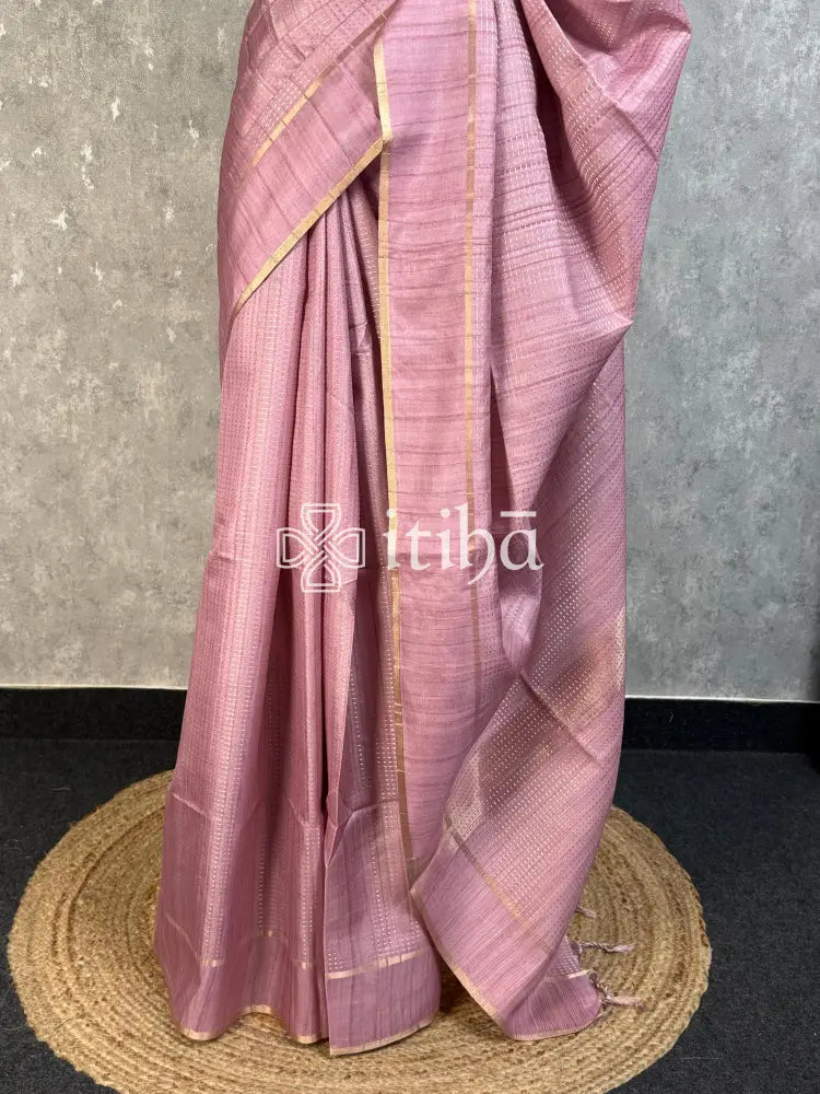 SEMI TUSSAR BANARASI SAREE