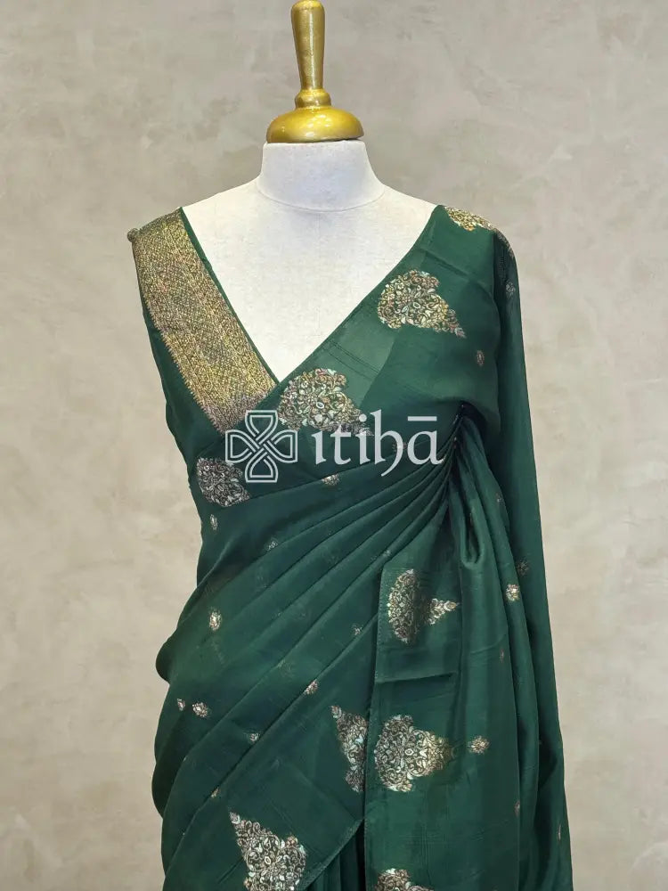 SEMI TUSSAR BANARASI SAREE