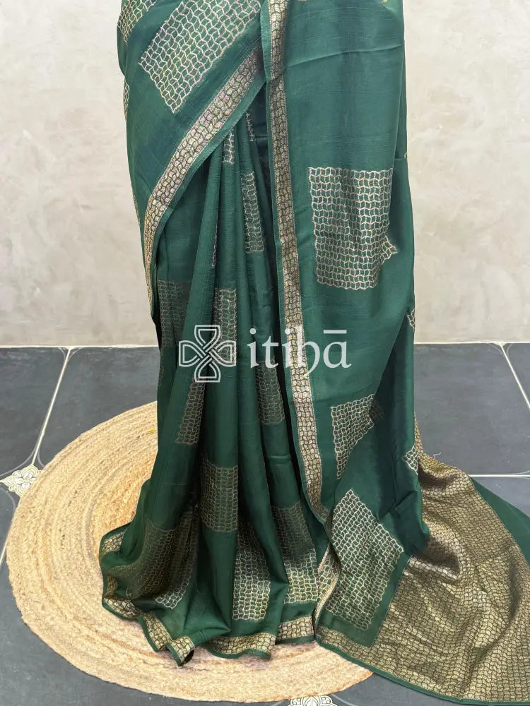 SEMI TUSSAR BANARASI SAREE