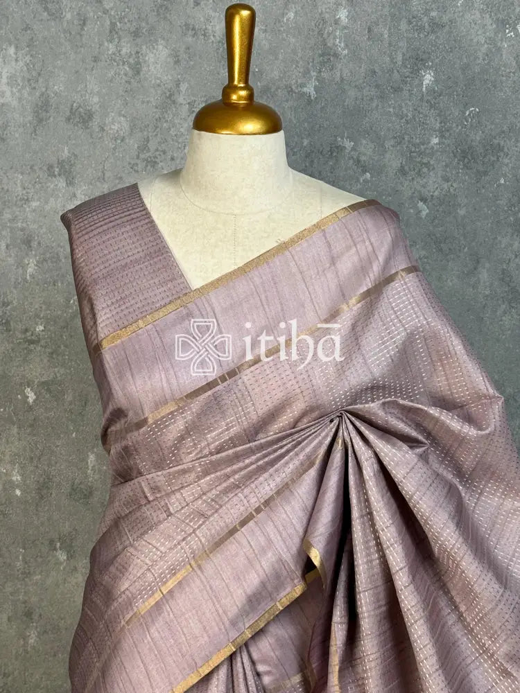 SEMI TUSSAR BANARASI SAREE
