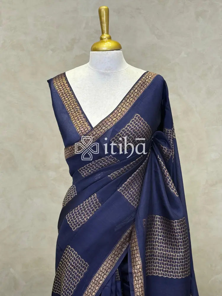 SEMI TUSSAR BANARASI SAREE
