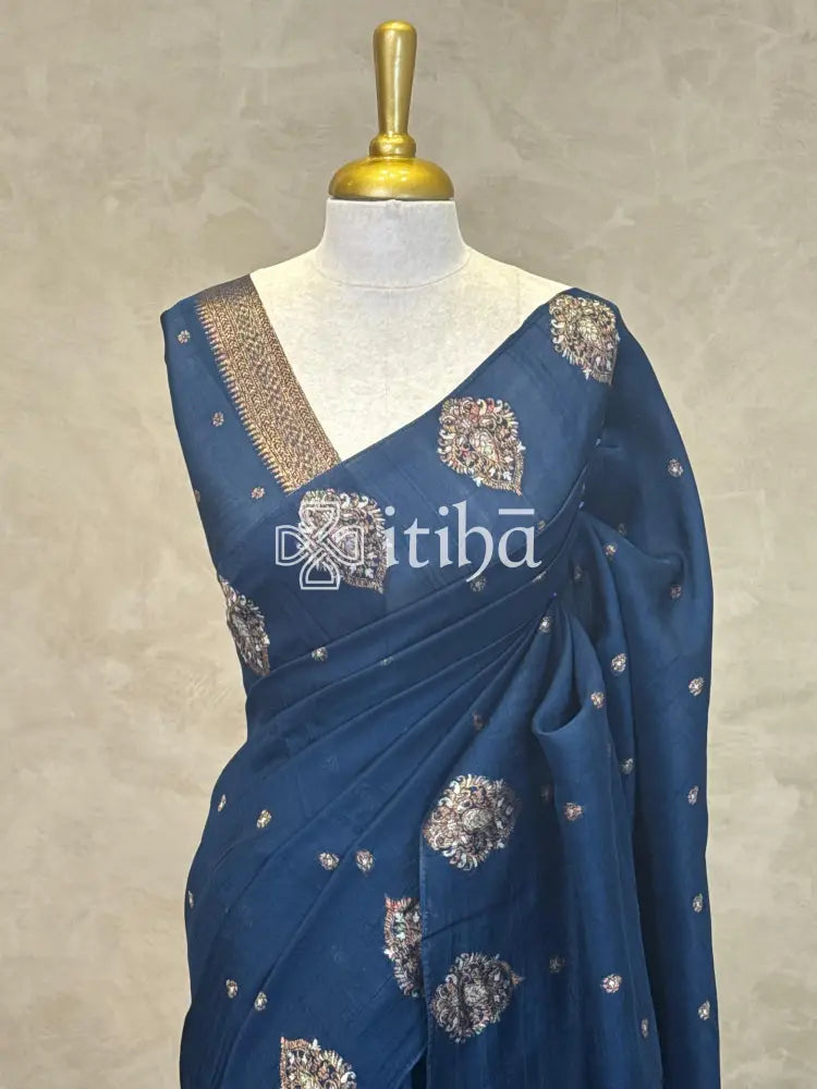 SEMI TUSSAR BANARASI SAREE