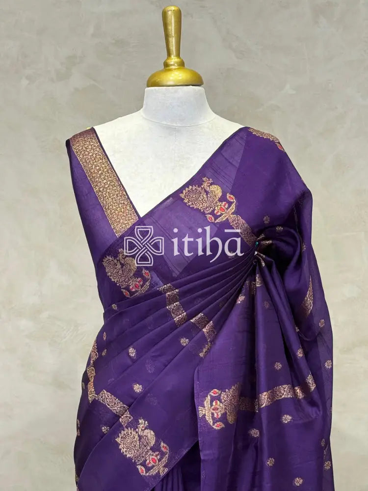 SEMI TUSSAR BANARASI SAREE