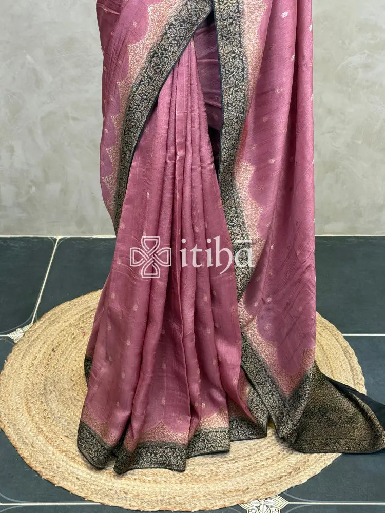SEMI TUSSAR BANARASI SAREE