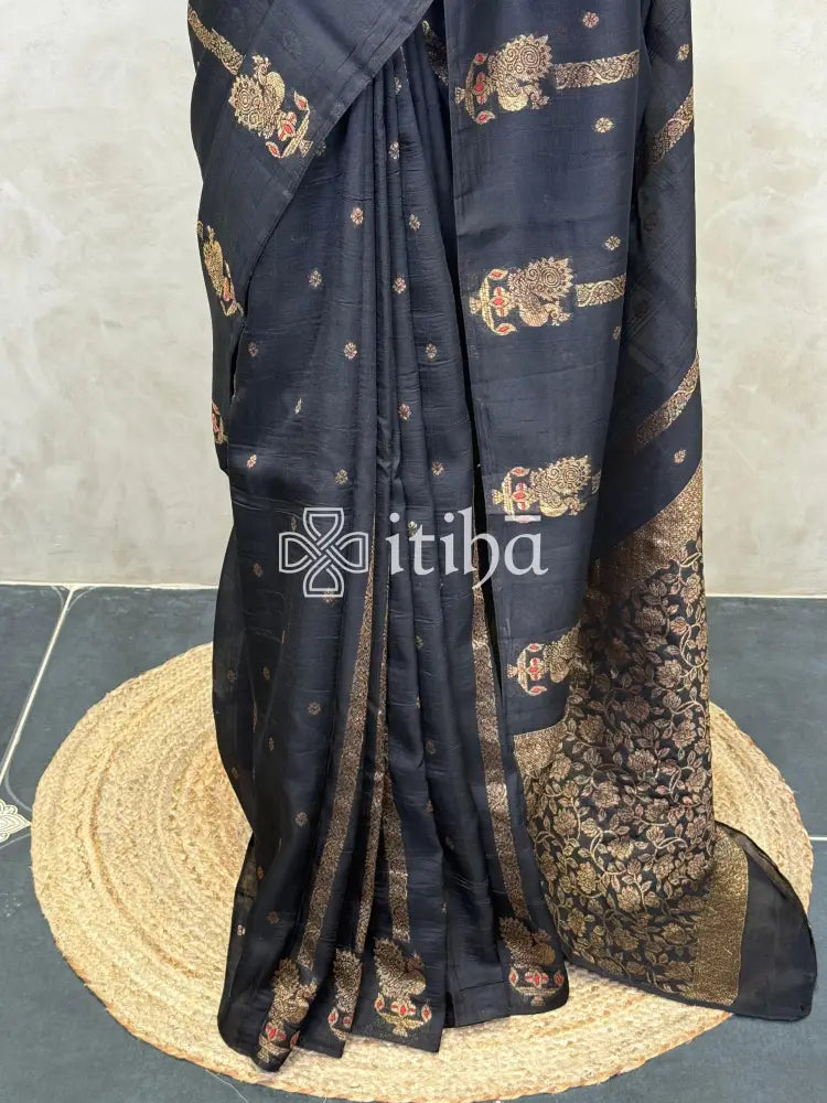 SEMI TUSSAR BANARASI SAREE