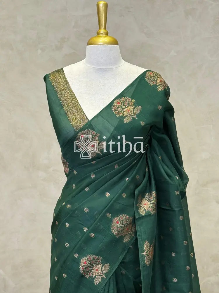SEMI TUSSAR BANARASI SAREE