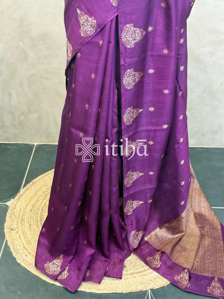 SEMI TUSSAR BANARASI SAREE