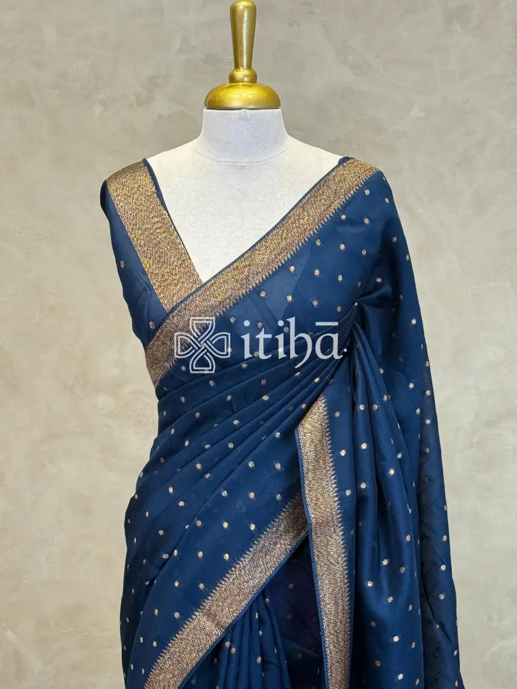 SEMI TUSSAR BANARASI SAREE