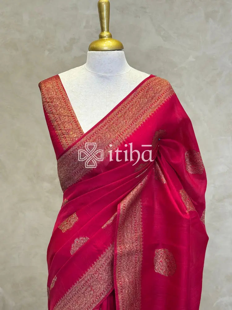 SEMI TUSSAR BANARASI SAREE