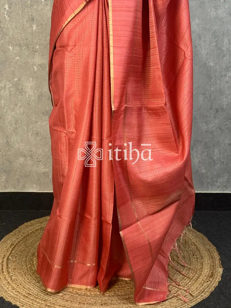 SEMI TUSSAR BANARASI SAREE