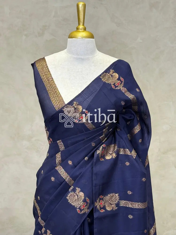 SEMI TUSSAR BANARASI SAREE