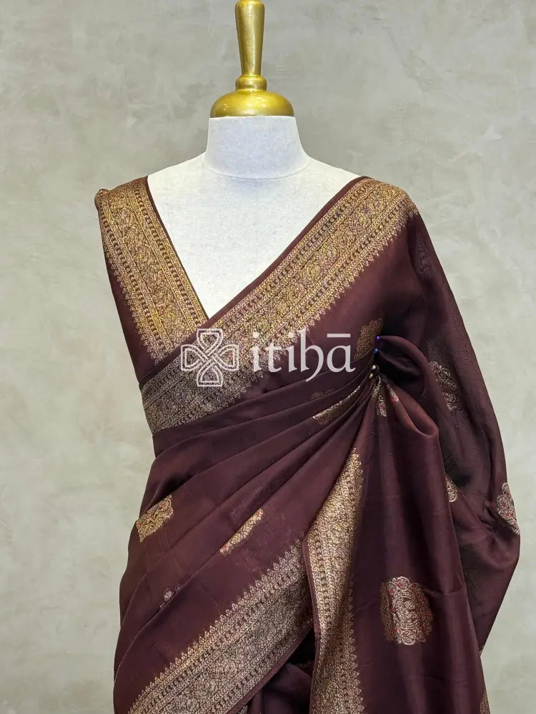 SEMI TUSSAR BANARASI SAREE