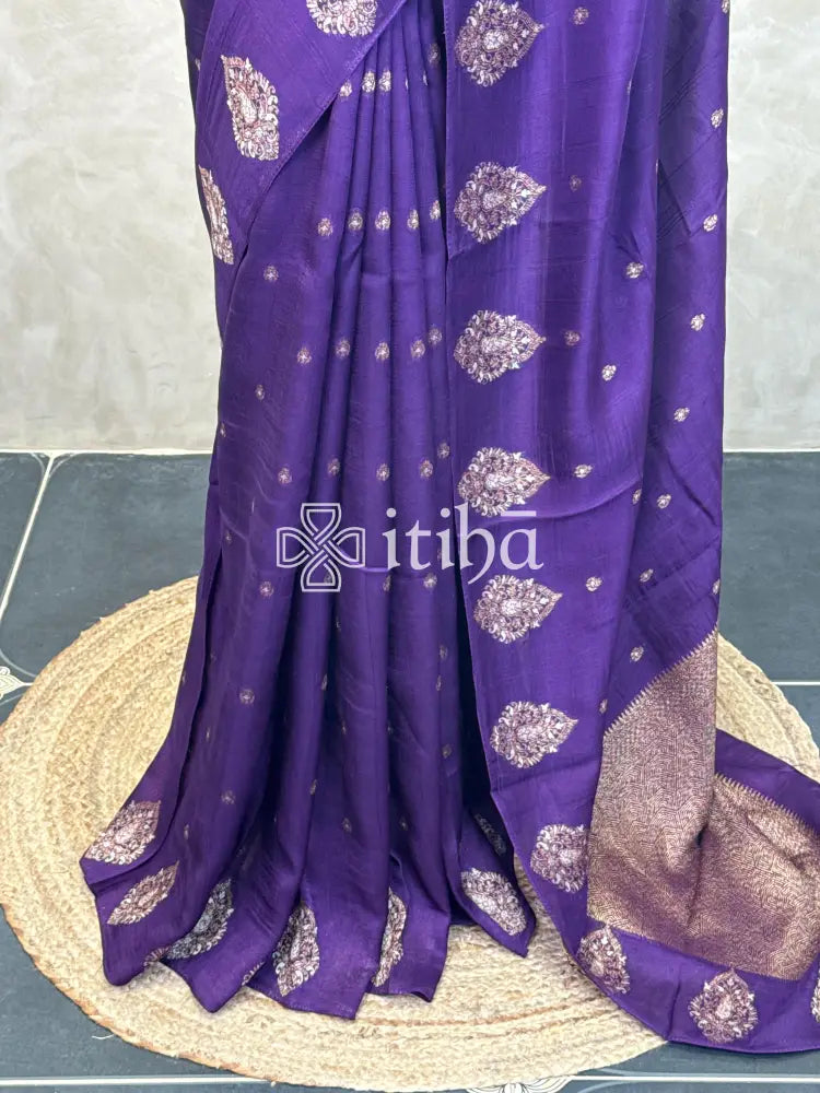 SEMI TUSSAR BANARASI SAREE