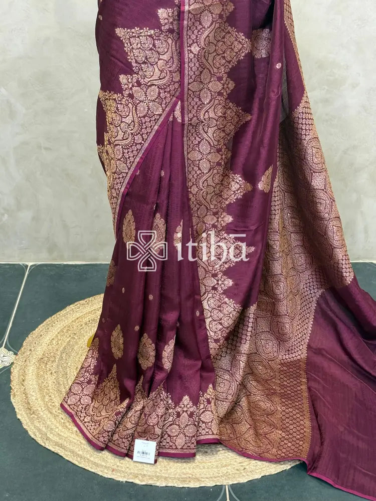 SEMI TUSSAR BANARASI SAREE